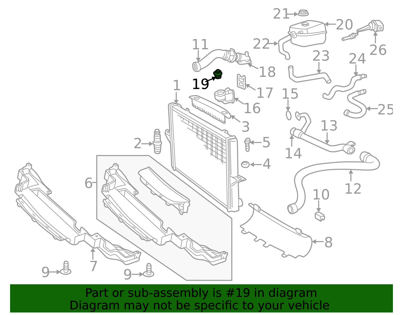 Genuine OEM Volvo Thermostat | Volvo Parts Counter