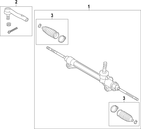 Steering Gear & Linkage for 2015 Lexus ES350 #1