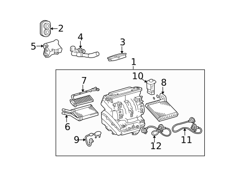 Heater for 2009 Toyota Matrix #0