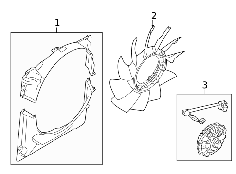 Cooling Fan for 2010 Ford Explorer Sport Trac #0