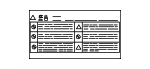 5843907 - Body: Battery Label for Mercedes-Benz Image