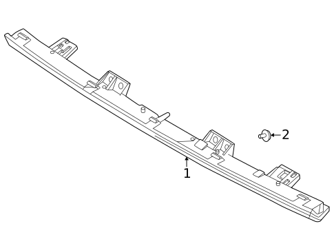 High Mounted Stop Lamp for 2025 Volvo EX30 #0
