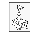 8K0611301A - Body: Reservoir for Audi: A4, A4 Quattro, A5, A5 Quattro, A6, A6 Quattro, A7 Quattro, A8 Quattro, allroad, Q5, RS5, RS7, S4, S5, S6, S7, S8, SQ5 Image