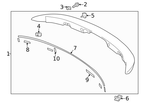 Spoiler for 2018 Toyota Yaris #0