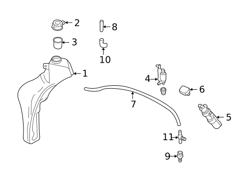 Washer Components for 1997 Audi A4 #0