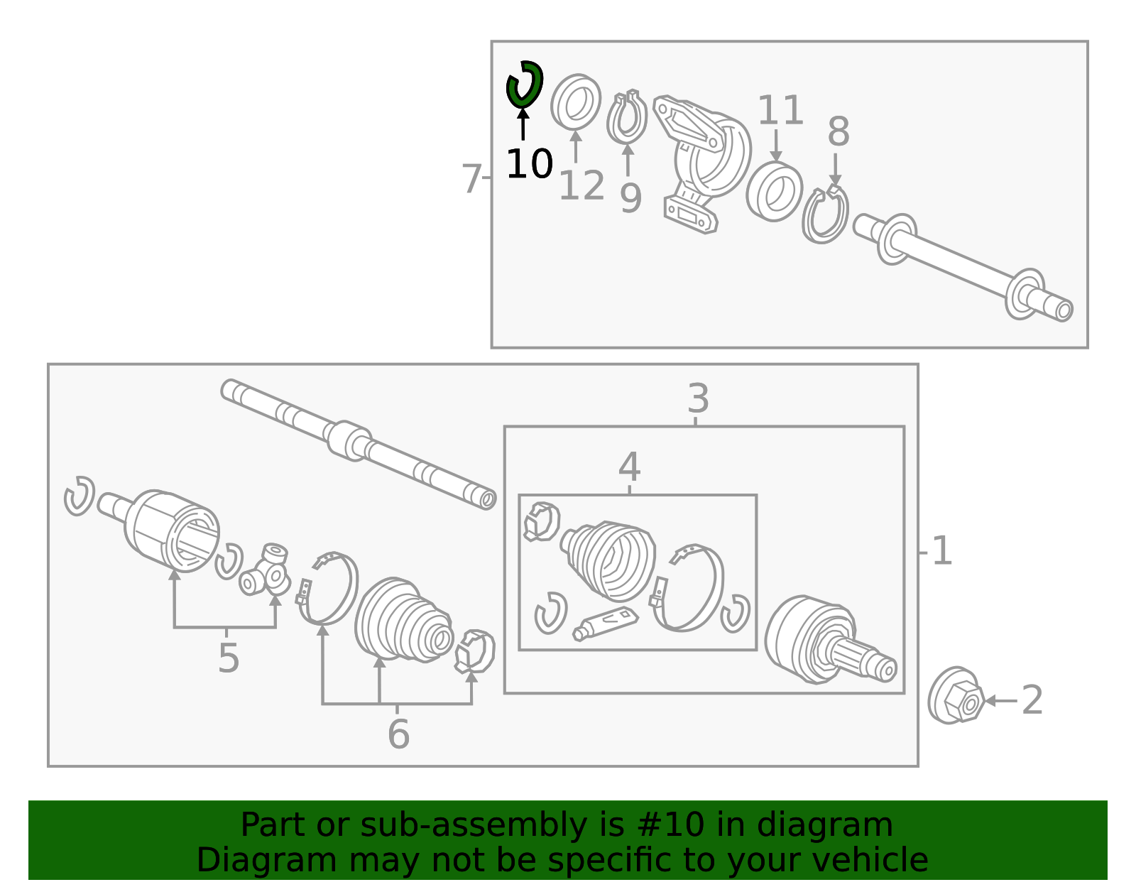 1985-2026 Honda Drive Shaft Snap Ring 44319-SE0-000 | OEM Parts Online