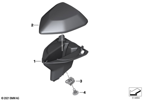 Motorcycle Trim Section, Windshield for 2021 BMW-Motorrad R 1250 RT #37