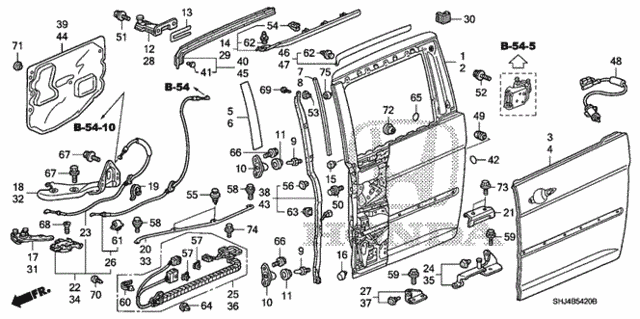 Slide Door Panel for 2007 Honda Odyssey #0