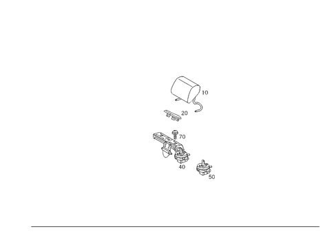 Head Restraint for 2002 Mercedes-Benz CL500 #0