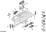51459890919 - : Cover, Center Speaker for BMW Image