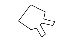 8V0867276A - Body: Body C-Pillar Trim Panel Clip for Audi Image