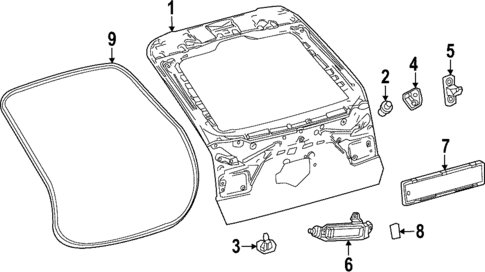 Gate & Hardware for 2025 Toyota bZ4X #0