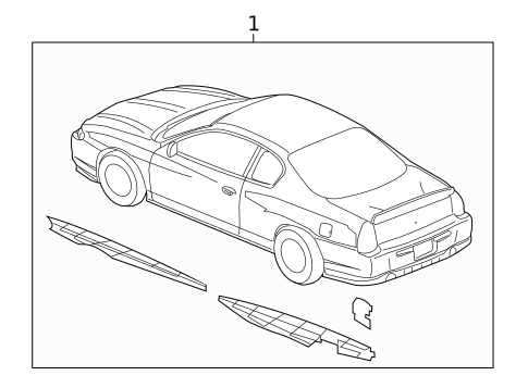 Stripe Tape for 2003 Chevrolet Monte Carlo #0