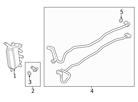 Trans Oil Cooler for 2013 BMW 528i #0