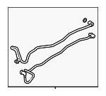 17227619743 - Cooling System: Cooler Line for BMW Image