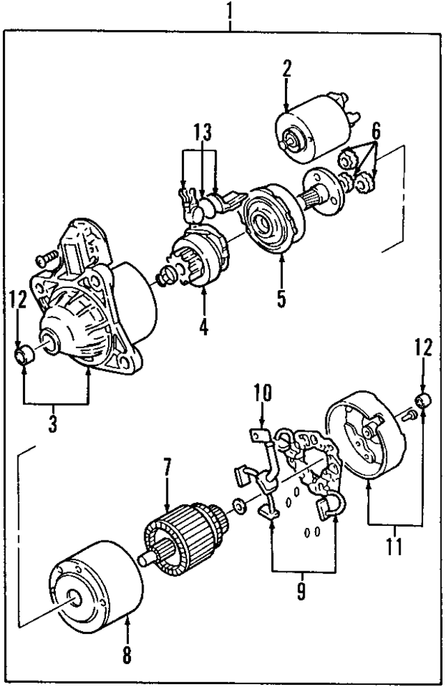 F2D418X00 - : Drive End Housing for Kia Image