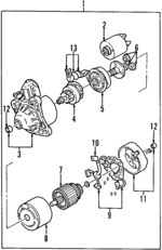 F2D418X00 - : Drive End Housing for Kia: Sephia, Sportage Image