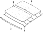 UB5468030A05 - Body: Headliner for Mazda: B2000, B2200, B2600 Image