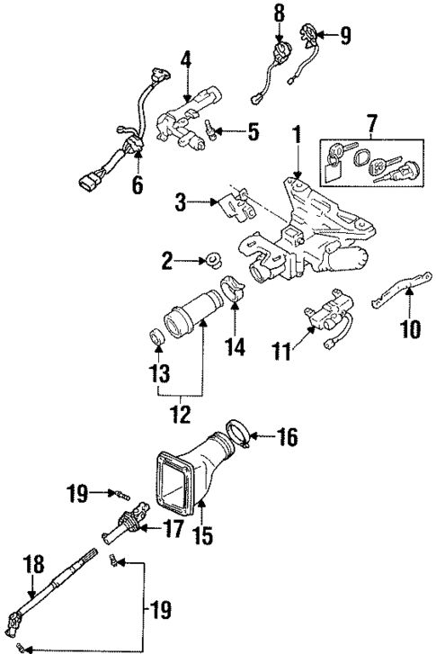 Ignition Lock for 1998 Lexus SC400 #0