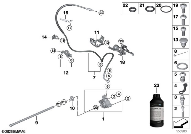 32727105744 - : Clutch Slave Cylinder for BMW-Motorrad Image