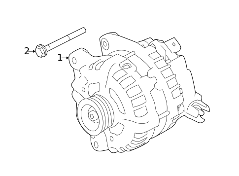 Alternator for 2020 Jaguar XE #1