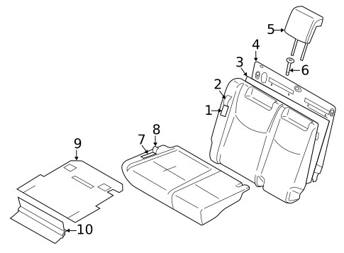 Third Row Seats for 2014 Nissan Quest #2