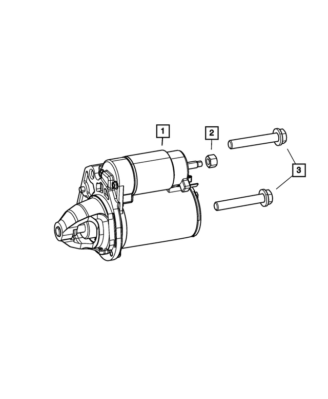 « R8348376AA – Electrical : Moteur Demarreur, Refabriqué pour Mopar Image »