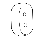 18215S84A20 - Exhaust: Intermediate Pipe Hanger for Acura Image