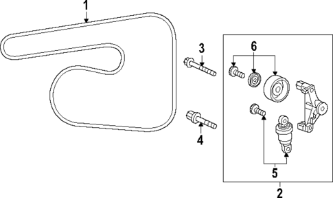 Belts & Pulleys for 2023 Honda Accord #0