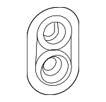 8712828010 - HVAC: Heater Core Grommet for Toyota: Avalon, bZ4X, C-HR, Camry, Corolla, Corolla Cross, Crown, Crown Signia, GR Corolla, Grand Highlander, Highlander, Mirai, RAV4, RAV4 Prime, Sienna, Venza Image