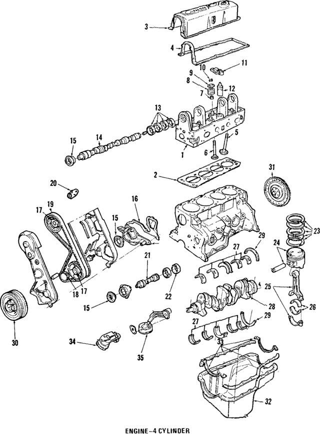 D9ZZ6600A - Engine: Engine Oil Pump for Ford: Mustang, Ranger, Thunderbird | Mercury: Capri, Cougar Image