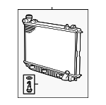 21947 - Cooling System: ACDelcoâ„¢ Radiator Assembly for Chevrolet: Caprice, SS Image