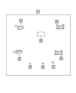 68535575AA - Mopar Accessories - Component Parts: Tie Down Bracket for Ram: 2500 Image