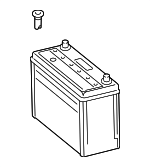 31500SR1100M - Electrical: Battery for Honda: Accord, Civic, Civic del Sol, Clarity, CR-V, Crosstour, Element, HR-V Image