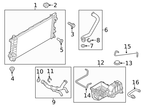 Radiators, Coolers & Related Components for 2014 Ford F-150 #0