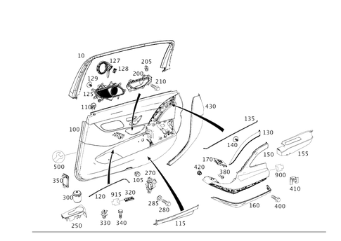 Door Paneling for 2017 Mercedes-Benz Maybach S550 #0