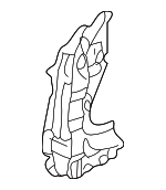 4666S0KA00ZZ - Body: Inner Pillar for Acura Image