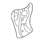 64130S87A00ZZ - Body: Pillar Reinforced for Acura Image