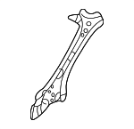 4637S0KA00ZZ - Body: Inner Pillar for Acura Image