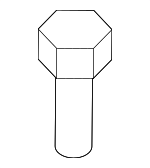 N10127707 - Suspension: Upper Mount Bolt for Porsche: Cayenne Image