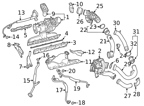Supercharger for 2021 Mercedes-Benz AMG GT 53 #1