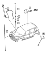 4671628AE - : Antenna Base, Export for Mopar Image
