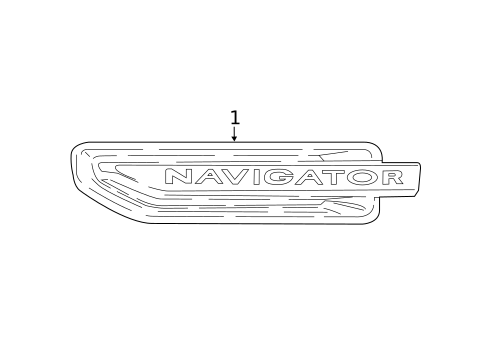 Exterior Trim - Fender for 2018 Lincoln Navigator #0