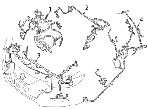 Wiring Harness for 2016 Nissan Maxima #0