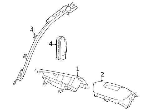 Air Bag System for 2024 Ram ProMaster EV #0