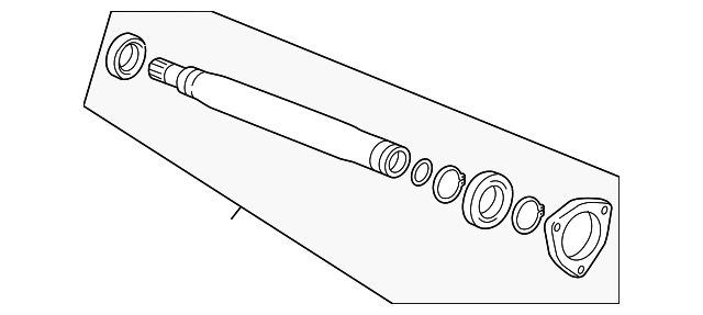 2010-2020 GM Front Wheel Drive Intermediate Shaft 22901057 GM ...