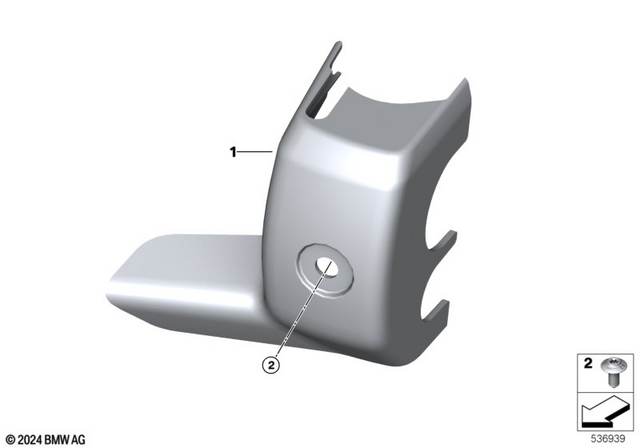 61317105096 - : Cover, Additional Switch for BMW-Motorrad Image