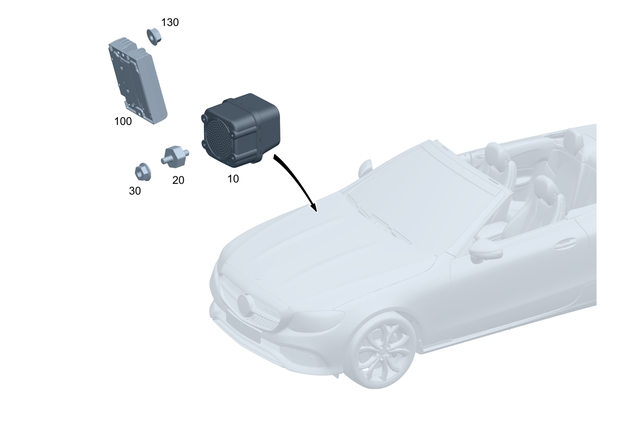 2389000901 - Electrical Equipment and Instruments: Control Unit for Mercedes-Benz: C350e, C400, C43 AMG, C450 AMG, C63 AMG, C63 AMG S, CLS450, CLS53 AMG, E300, E350, E400, E43 AMG, E450, E53 AMG, E63 AMG S Image image