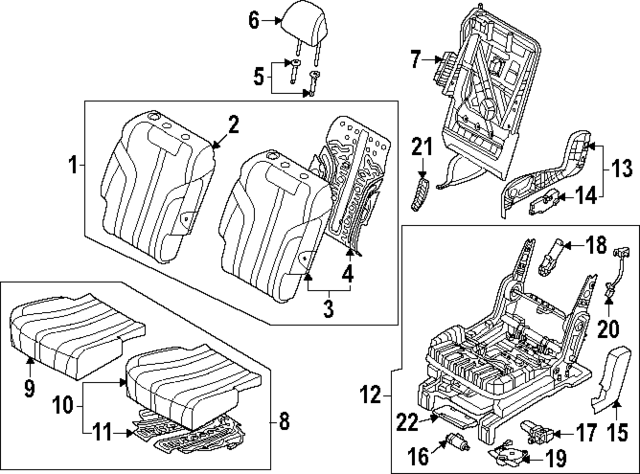 89260T6210U9R - : Cushion Cover for Hyundai Image