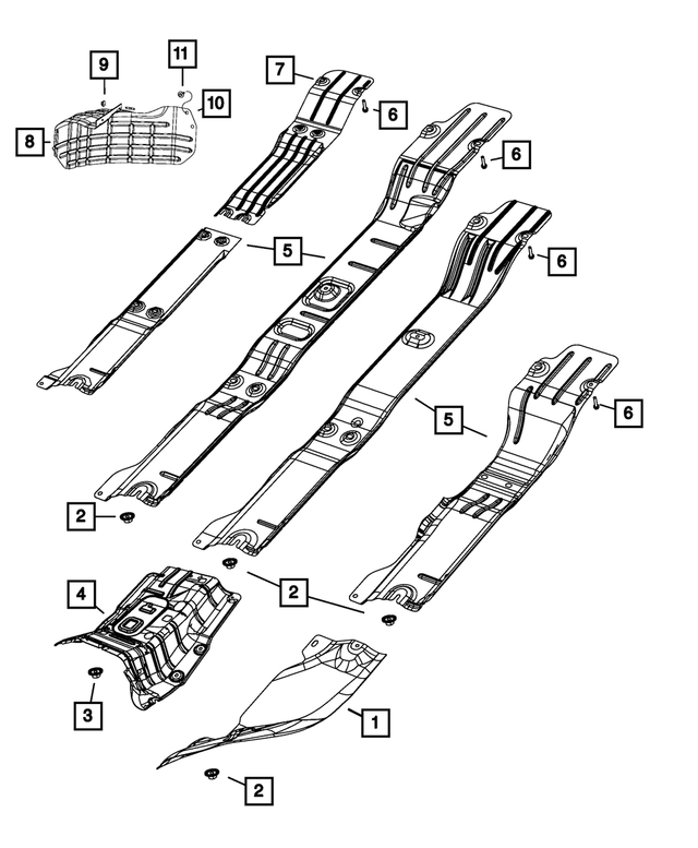 68332776AB - : Heat Shield for Mopar Image